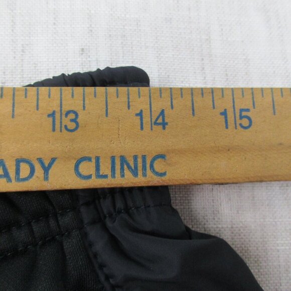Reebok Sweatpants Mens Medium Black Pockets Fleece Lined Ankle Zip Drawstring - Picture 9 of 9